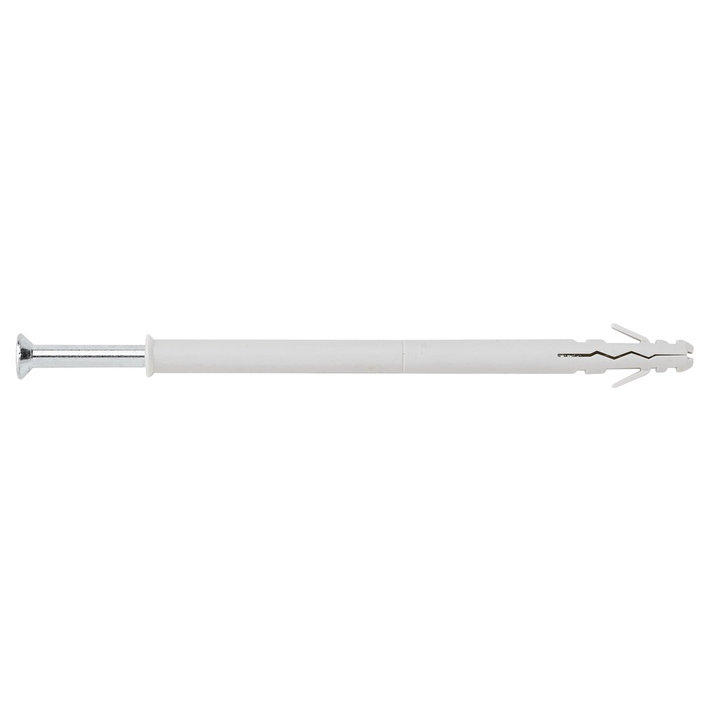 TC-2A [CP] Taco clavable poliamida 6.6. Taco de 2 alas con tornillo avellanado